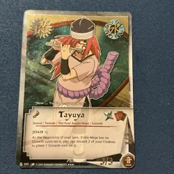 Naruto CCG Tayuya N-253 ‘1st Edition’ Super Rare Foil Card - Image 1