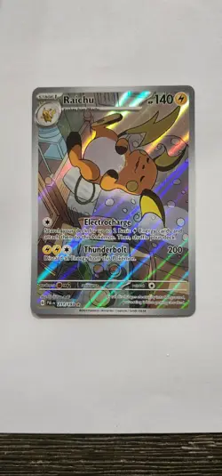 Pokemon TCG Paldea Evolved Raichu Holo Illustration Card 211/193 NM English - Image 1
