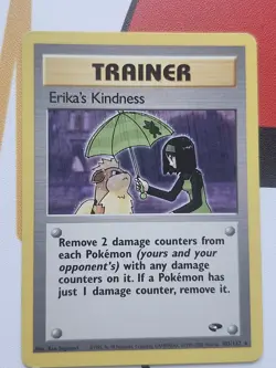 ERIKA'S KINDNESS 103/132 LP Gym Challenge Pokemon TcG Card Rare WOTC Unlimited - Image 1