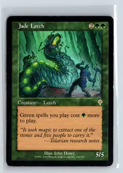(3X) Jade Leech Invasion Rare - MTG Magic the Gathering Card - Image 1