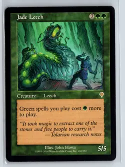 (3X) Jade Leech Invasion Rare - MTG Magic the Gathering Card - Image 3