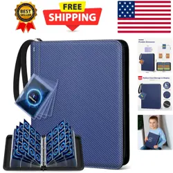Versatile 9-Pocket Card Binder for TCG, MTG, and Sports Cards: 720 Capacity - Image 1