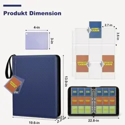 Versatile 9-Pocket Card Binder for TCG, MTG, and Sports Cards: 720 Capacity - Image 5