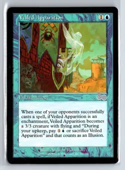 (2X) Veiled Apparition Urza's Saga Uncommon - MTG Magic the Gathering Card - Image 3