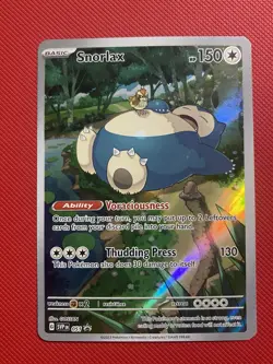 Snorlax 051 Sv: Scarlet & Violet Promo Cards Pokemon Card TCG Illustration Art - Image 2