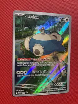 Snorlax 051 Sv: Scarlet & Violet Promo Cards Pokemon Card TCG Illustration Art - Image 5