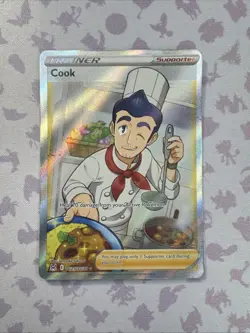 Cook - TG25/TG30 - Pokemon Lost Origins Trainer Gallery Ultra Rare Card NM - Image 1