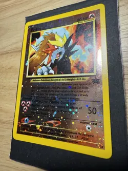 Pokemon Entei TCG Reverse Holo Black Star Promo Card 34 LP - Image 3