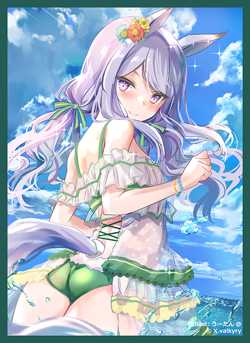 Umamusume: Pretty Derby Mejiro McQueen Doujin Card Sleeve Protector - Image 1