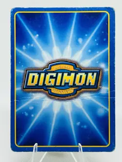 2000 Digimon Digi-Battle Card Game Omnimon DM-01 Holo Promo Damaged - Image 2