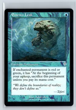 (3X) Essence Leak Invasion Uncommon - MTG Magic the Gathering Card - Image 1
