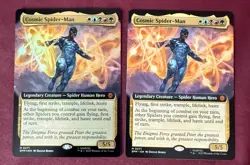 Magic MTG Marvel's Spider-Man Cosmic 1 x Foil 1 x Regular M0271 Extended Art - Image 1