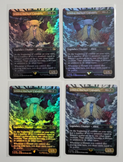 Magic MTG Final Fantasy Jenova, Ancient Calamity Borderless x3 Foil x1 Non Foil - Image 1
