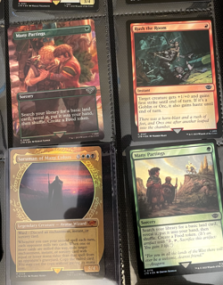 MTG Lord of the Rings Saruman of Many Colors 0328 NM + 15 other Collector Cards - Image 1