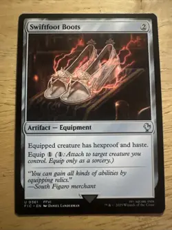 Swiftfoot Boots - Final Fantasy Commander - Uncommon - NM (see pics) MTG - Image 1