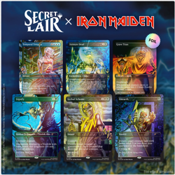 PRESALE MTG Secret Lair | Iron Maiden Album Art FOIL Edition | New Sealed - Image 1