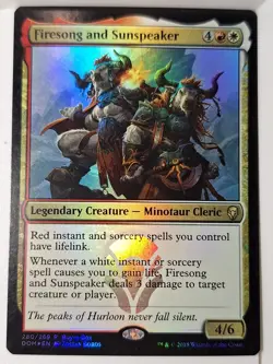 Firesong and Sunspeaker - Buy-A-Box Promo - Magic the Gathering MTG Nice! - Image 1