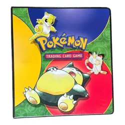 Vintage 1999 Pokemon Trading Card Wizards of the Coast Ultra Pro 3-Ring Binder - Image 1