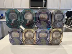 8x Triple Whammy Collector Sealed Tins Pokemon TCG Walgreens - Image 1