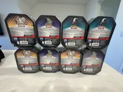 8x Triple Whammy Collector Sealed Tins Pokemon TCG Walgreens - Image 2