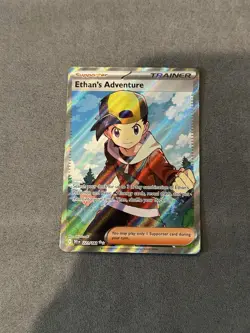 Pokemon TCG Ethan's Adventure Destined Rivals Ultra Rare Card 221/182 - Image 1
