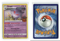 GENGAR 066/196 TRICK OR TRADE HOLO POKEMON TCG NM-LP - Image 3