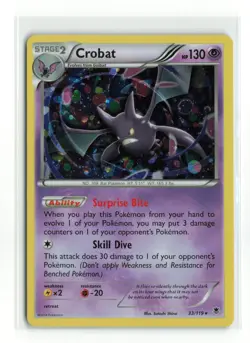 CROBAT 33/119 COSMOS HOLO POKEMON TCG LP - Image 1
