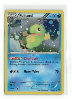 POLITOED 18/111 COSMOS HOLO POKEMON TCG LP - Image 1