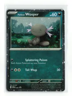 PALDEAN WOOPER SVP 041 COSMOS HOLO POKEMON TCG NM-LP - Image 1