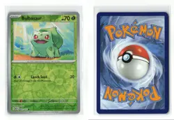 BULBASAUR 001/165 151 COSMOS HOLO POKEMON TCG NM-LP - Image 3