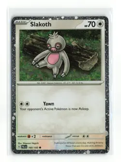 SLAKOTH 160/193 COSMOS HOLO POKEMON TCG NM-LP - Image 1