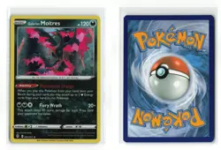 GALARIAN MOLTRES 093/203 EVOLVING SKIES HOLO RARE POKEMON TCG NM-LP - Image 3