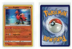 GALARIAN ZAPDOS 082/203 EVOLVING SKIES HOLO RARE POKEMON TCG NM-LP - Image 3