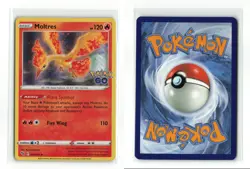 MOLTRES 012/078 POKEMON GO HOLO RARE POKEMON TCG NM-LP - Image 3