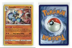 LUCARIO 079/172 BRILLANT STARS HOLO RARE POKEMON TCG NM-LP - Image 3