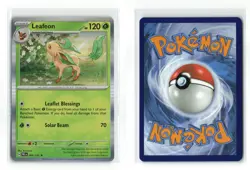 LEAFEON 005/131 PRISMATIC EVOLUTIONS HOLO RARE POKEMON TCG NM-LP - Image 3