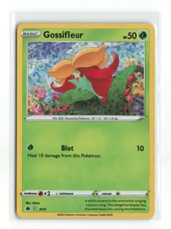GOSSIFLEUR 3/15 MCDONALD'S PROMO HOLO POKEMON TCG LP - Image 1
