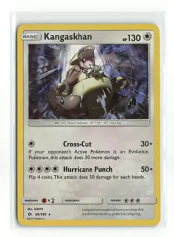 KANGASKHAN 99/149 SUN MOON BASE HOLO RARE POKEMON TCG LP - Image 1