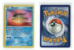 SUICUNE 30/122 HOLO RARE BREAKPOINT POKEMON TCG LP - Image 3
