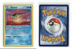 SUICUNE 30/122 COSMOS HOLO POKEMON TCG DAMAGED READ - Image 3