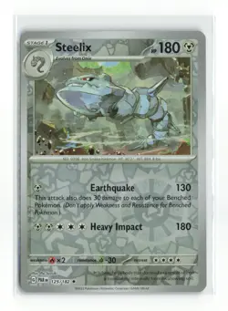 STEELIX 125/182 PARADOX RIFT REVERSE HOLO POKEMON TCG NM-LP - Image 1