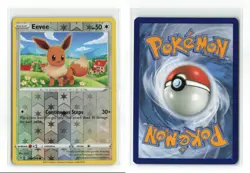 EEVEE 205/264 FUSION STRIKE REVERSE HOLO POKEMON TCG LP - Image 3
