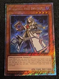 Yugioh Aleister the Invoker RA04-EN278 Platinum Secret Rare 1st Ed NM - Image 1