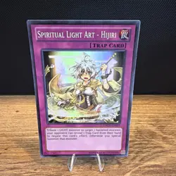 Yugioh Spiritual Light Art - Hijiri GAOV-EN077 Super Rare NM + BONUS HOLO - Image 1