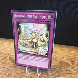 Yugioh Spiritual Light Art - Hijiri GAOV-EN077 Super Rare NM + BONUS HOLO - Image 2