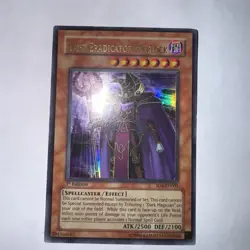 Yugioh Dark Eradicator Warlock SD6-EN001 Ultra Rare 1st Ed LP - Image 1