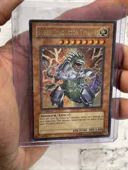 Yugioh Super Conductor Tyranno SD09-EN001 Ultra Rare 1st Edition HP Yu-Gi-Oh! - Image 2