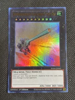 YuGiOh! Superdreadnought Rail Cannon Gustav Max RA04-EN063 Ultra Rare 1st Ed NM - Image 1