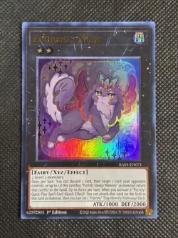 YuGiOh! - Epurrely Noir RA04-EN071 Ultra Rare 1st Edition Near Mint - Image 1