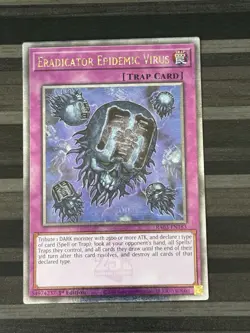 Yugioh | Eradicator Epidemic Virus | RA03 | Quarter Century Rare | 1st | NM - Image 1